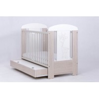 Кровать GIRAFFE oak santana, с ящиком (Drewex)