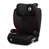 Autosēdeklis HUGO I-Size sporty black red (100-150 cm)
