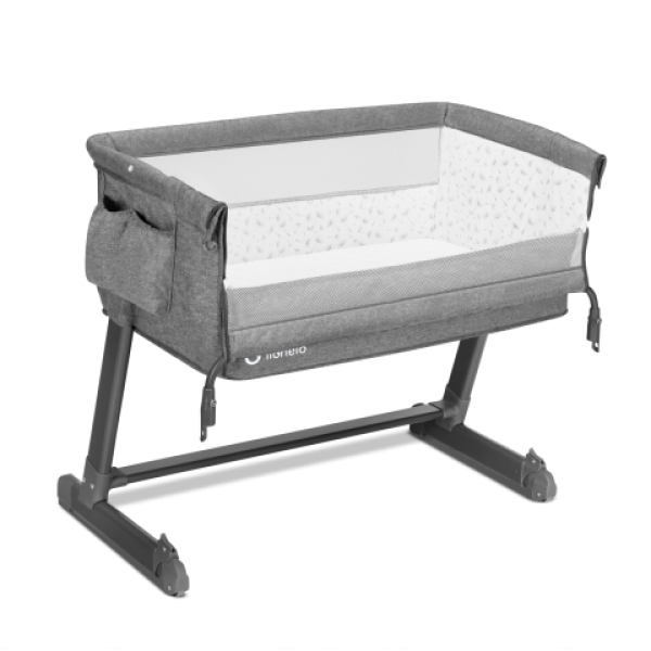 Kроватка THEO grey stone natural-Детская мебель-bebis.lv