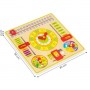 WOODEN LEARNING CALENDAR BOARD 00630-Rotaļlietas-bebis.lv