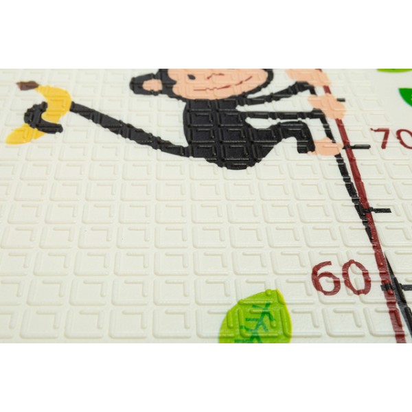 Saliekams izglītojošs paklājiņš XPE 180x200 cm ANIMALS (1112)-MAZUĻIEM (~0-5 gadi)-bebis.lv