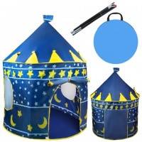 Bērnu telts-pils 135x105 cm BLUE (1163) 