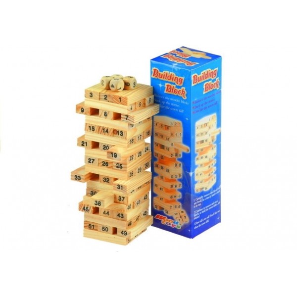 Arkādes spēle Jenga+spēļu kauliņi 56315-ROTAĻLIETAS-bebis.lv