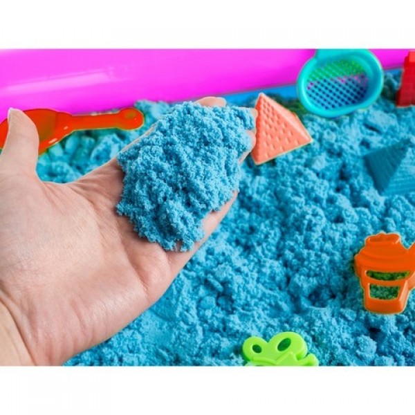 Maģiskās smiltis (2 kg) ar smilšu kastīti un formām 22712-Rotaļlietas-bebis.lv