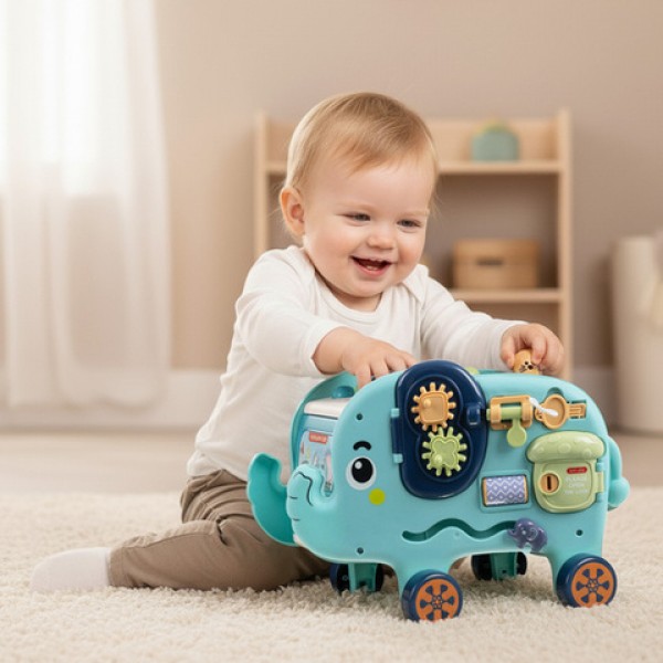 Развивающая игрушка СЛОНИК 26287-ДЛЯ МАЛЫШЕЙ (~0-5 лет)-bebis.lv