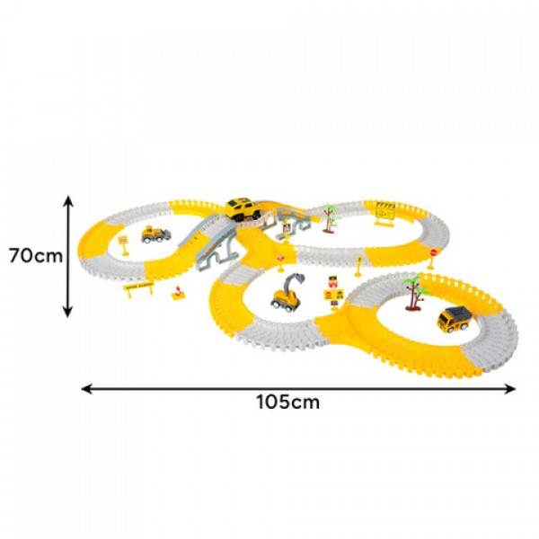 Строительный трек с машинками 26539-Игрушки-bebis.lv