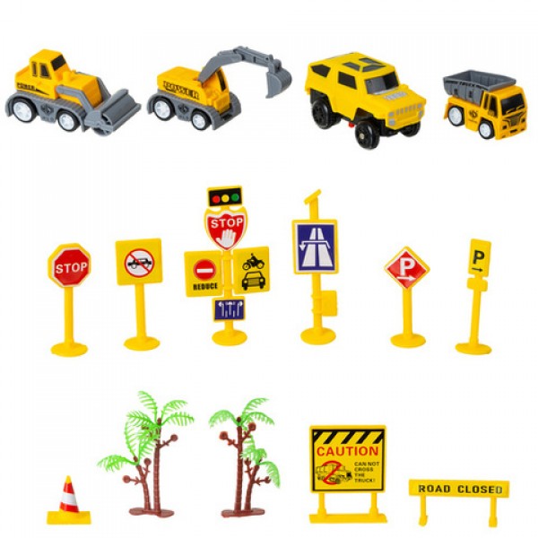 Строительный трек с машинками 26539-Игрушки-bebis.lv