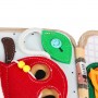 Auduma grāmatiņa sensorām manipulācijām GIRAFFE KX2989-MAZUĻIEM (~0-5 gadi)-bebis.lv