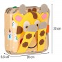 Auduma grāmatiņa sensorām manipulācijām GIRAFFE KX2989-MAZUĻIEM (~0-5 gadi)-bebis.lv