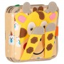 Auduma grāmatiņa sensorām manipulācijām GIRAFFE KX2989-MAZUĻIEM (~0-5 gadi)-bebis.lv