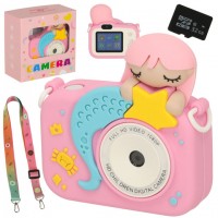 Bērnu fotokamera digitālā+32G karte MERMAID KX3571/1