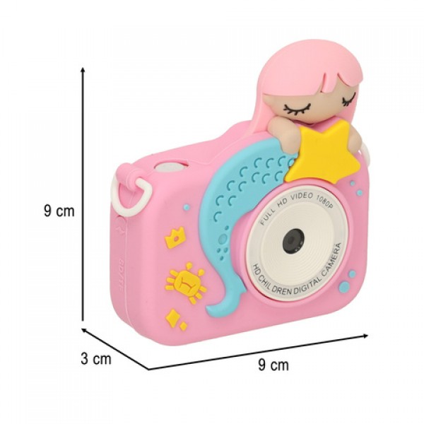 Bērnu fotokamera digitālā+32G karte MERMAID KX3571/1-Rotaļlietas-bebis.lv