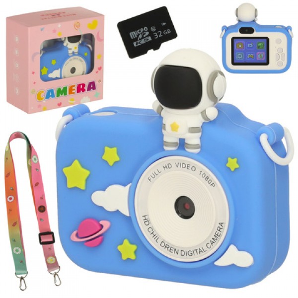Bērnu fotokamera digitālā+32G karte  ASTRONAUT KX3571-Rotaļlietas-bebis.lv