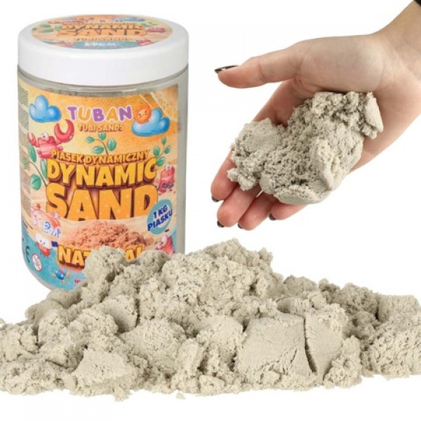 Волшебный песок TUBAN natural 1 kг 3870/2-Игрушки-bebis.lv