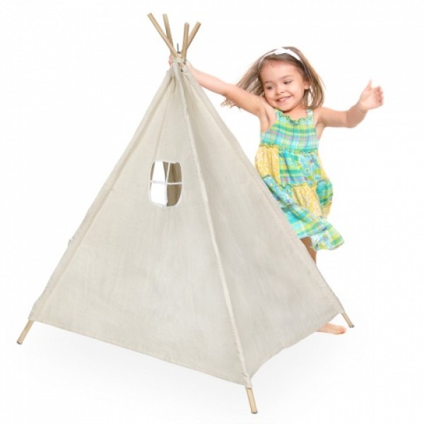 Палатка-вигвам TIPI 135 cm (5187)-Игрушки-bebis.lv