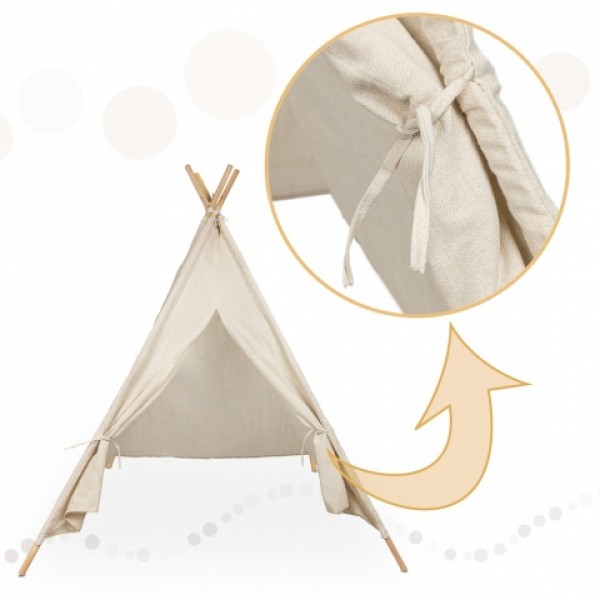 Палатка-вигвам TIPI 135 cm (5187)-Игрушки-bebis.lv