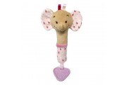 Rotaļlieta ar pīkstuli ELEPHANT pink 17 cm (9361)