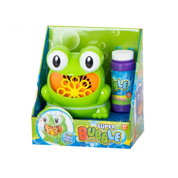 Машина для мыльных пузырей FROG KX5942 Машина для мыльных пузырей FROG KX5942-Игрушки-bebis.lv