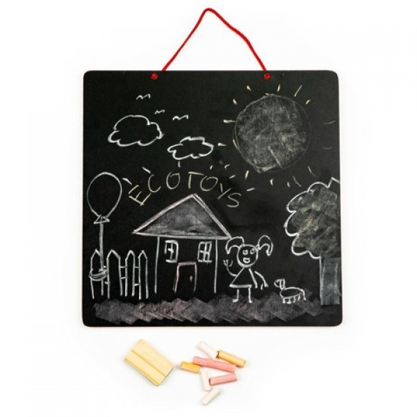 Double-sided wooden chalkboard 69805-Rotaļlietas-bebis.lv
