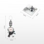Rotaļlieta BLACK&WHITE LION Toyz-034-MAZUĻIEM (~0-5 gadi)-bebis.lv