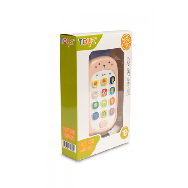 Interaktīvais telefons TOYZ 9013-MAZUĻIEM (~0-5 gadi)-bebis.lv