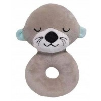 Plīša rotaļlieta ar grabuli BEBRIŅš 18 cm Tulilo 9522