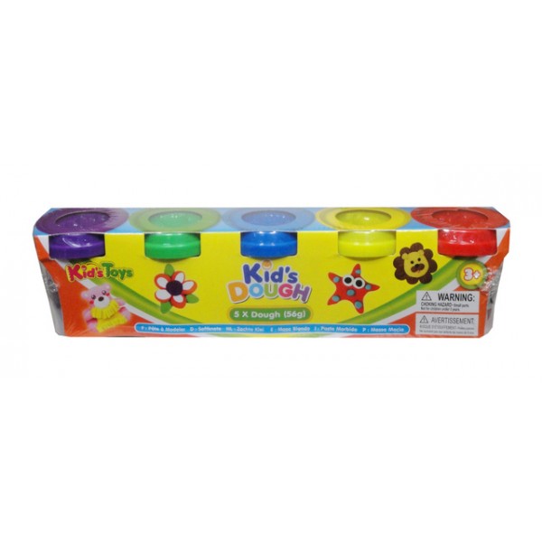 Plasticine set, 5 pots, G2697-Rotaļlietas-bebis.lv