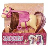 Toy horse with a scratchable mane G8708