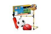 Sport Set 2-in-1: Basketball, Soccer + Balls and Pump 51107
