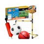 Sporta komplekts 2-in-1: Basketbols+Futbols, bumba, pumpis 51107--bebis.lv