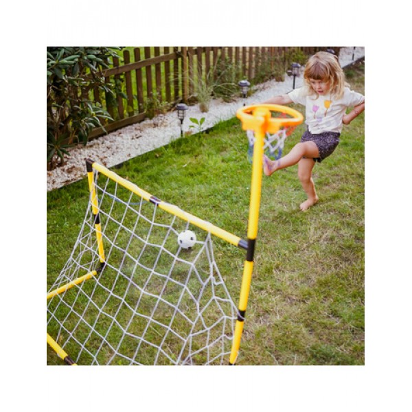 Sporta komplekts 2-in-1: Basketbols+Futbols, bumba, pumpis 51107--bebis.lv