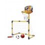 Sporta komplekts 2-in-1: Basketbols+Futbols, bumba, pumpis 51107--bebis.lv