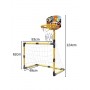 Sporta komplekts 2-in-1: Basketbols+Futbols, bumba, pumpis 51107--bebis.lv