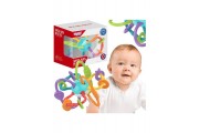 Sensory toy teething rattle Woopie 47467