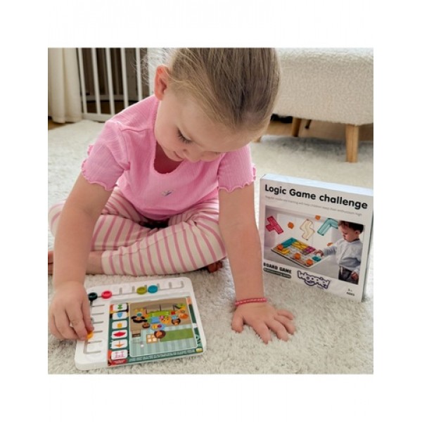 Set of 60 Logic Games 52456-Rotaļlietas-bebis.lv