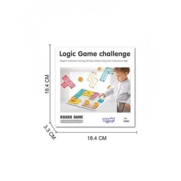 Set of 60 Logic Games 52456-Rotaļlietas-bebis.lv