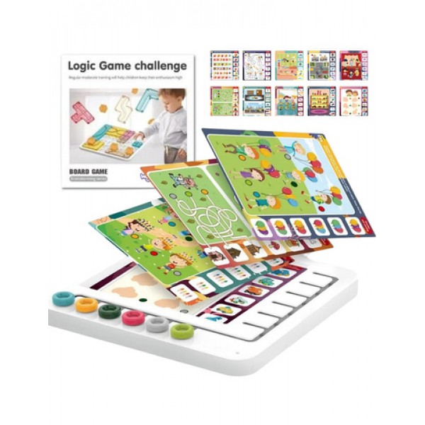 Set of 60 Logic Games 52456-Rotaļlietas-bebis.lv