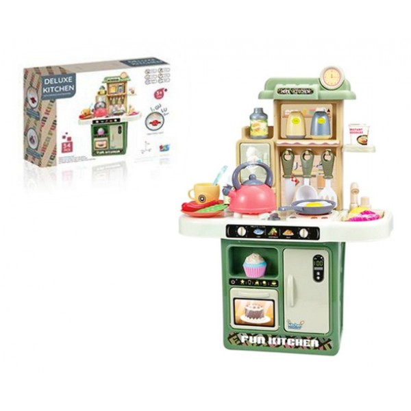 Детская кухня со светом, звуками, контуром воды Q12494-Игрушки-bebis.lv