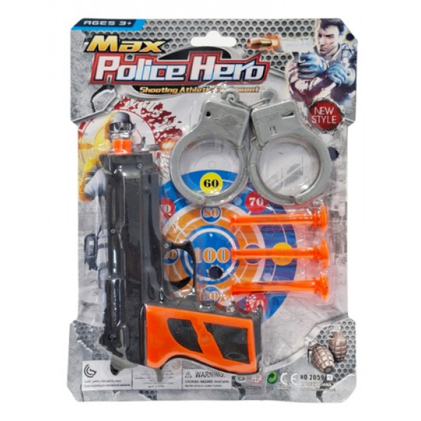 Pistol with accessories Q13046-Rotaļlietas-bebis.lv
