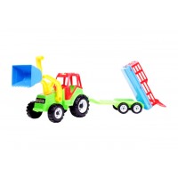 Traktors ar piekabi BIG FARMER W373-003