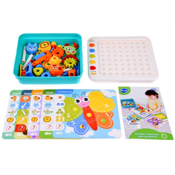 Развивающая игрушка MACHINE ZA4652 (Montessori)-ДЛЯ МАЛЫШЕЙ (~0-5 лет)-bebis.lv