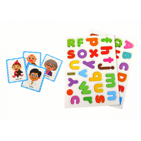 Набор пазлов с многофункциональной доской 52509-Игрушки-bebis.lv