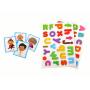 Набор пазлов с многофункциональной доской 52509-Игрушки-bebis.lv