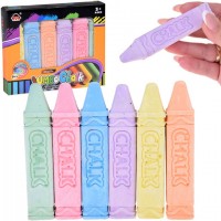 Krāsainie krītiņi JUMBO 6 gab. ZA5582
