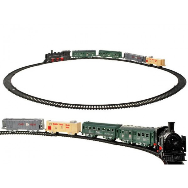 Dzelzceļš ar vilcienu RC0355 Dzelzceļš ar vilcienu RC0355-Rotaļlietas-bebis.lv