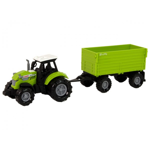 Traktors ar piekabi (gaisma, skaņa) 56084-Rotaļlietas-bebis.lv