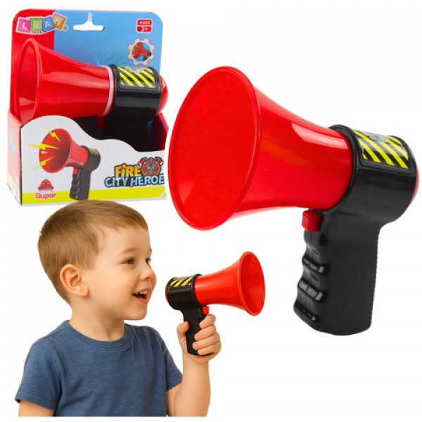 FIREFIGHTER MEGAPHONE 85706-Rotaļlietas-bebis.lv