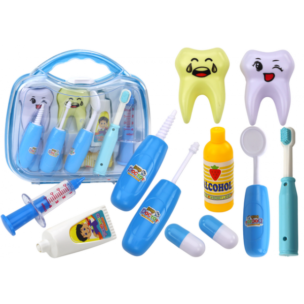 Komplekts LITTLE DENTIST koferī 04004 (doctor)-Rotaļlietas-bebis.lv
