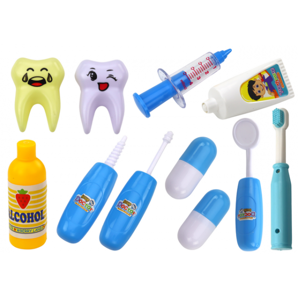 Komplekts LITTLE DENTIST koferī 04004 (doctor)-Rotaļlietas-bebis.lv