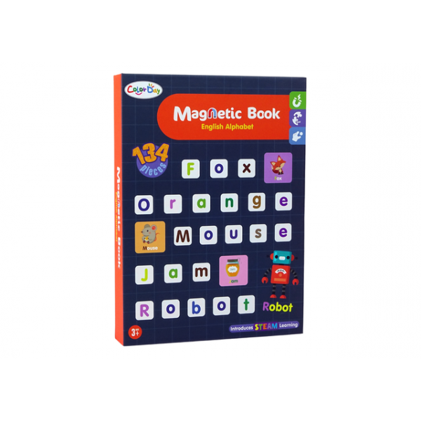 Книжка-магнитный пазл ALFABET 75364-Игрушки-bebis.lv